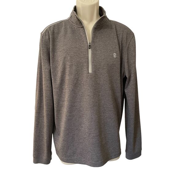 Izod Golf 1/4 Zip Pullover, Long Sleeve, Brown, Exc Cond, Men's Large - Picture 1 of 6